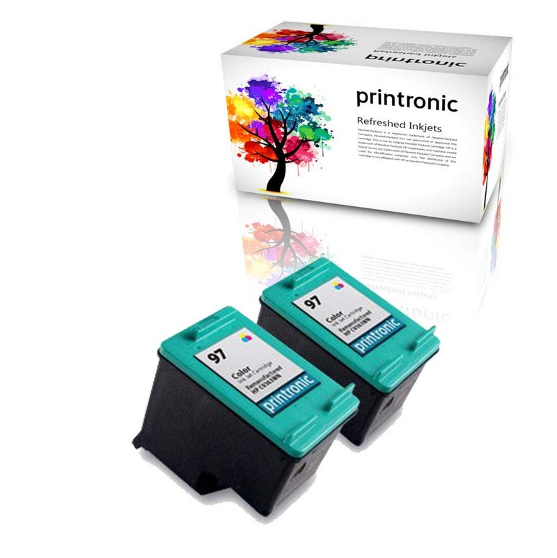 Printronic Remanufactured Ink Cartridge Replacement for HP 97 C9363WN (2 Color)